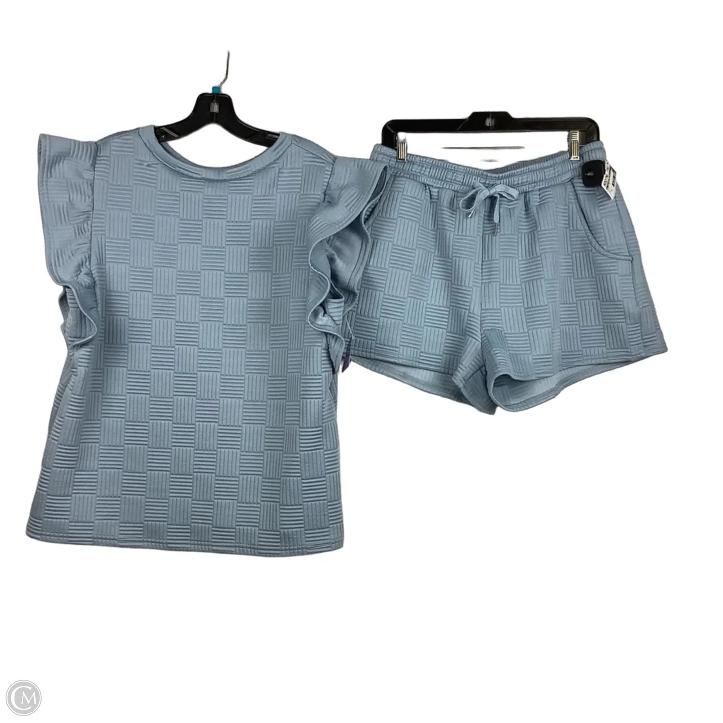 Shorts Set By Clothes Mentor In Blue, Size: Xl