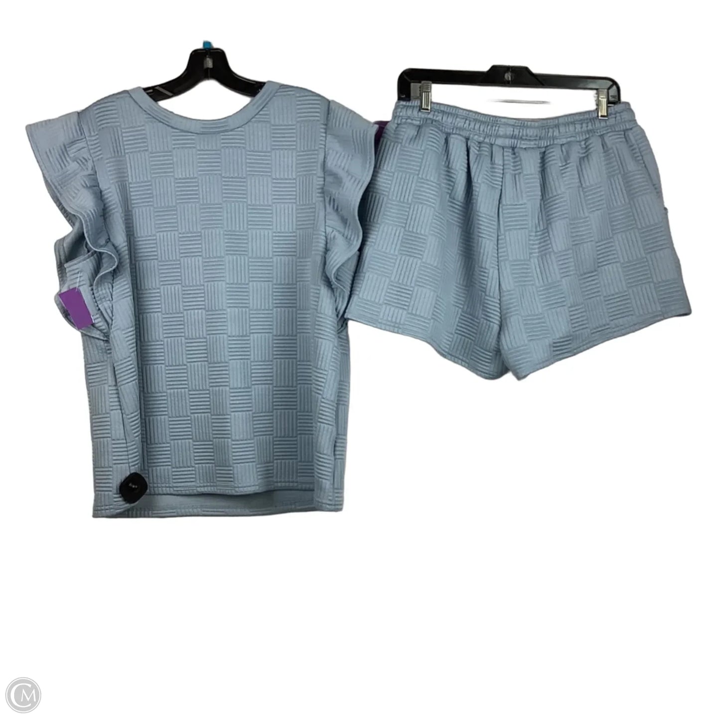 Shorts Set By Clothes Mentor In Blue, Size: Xl