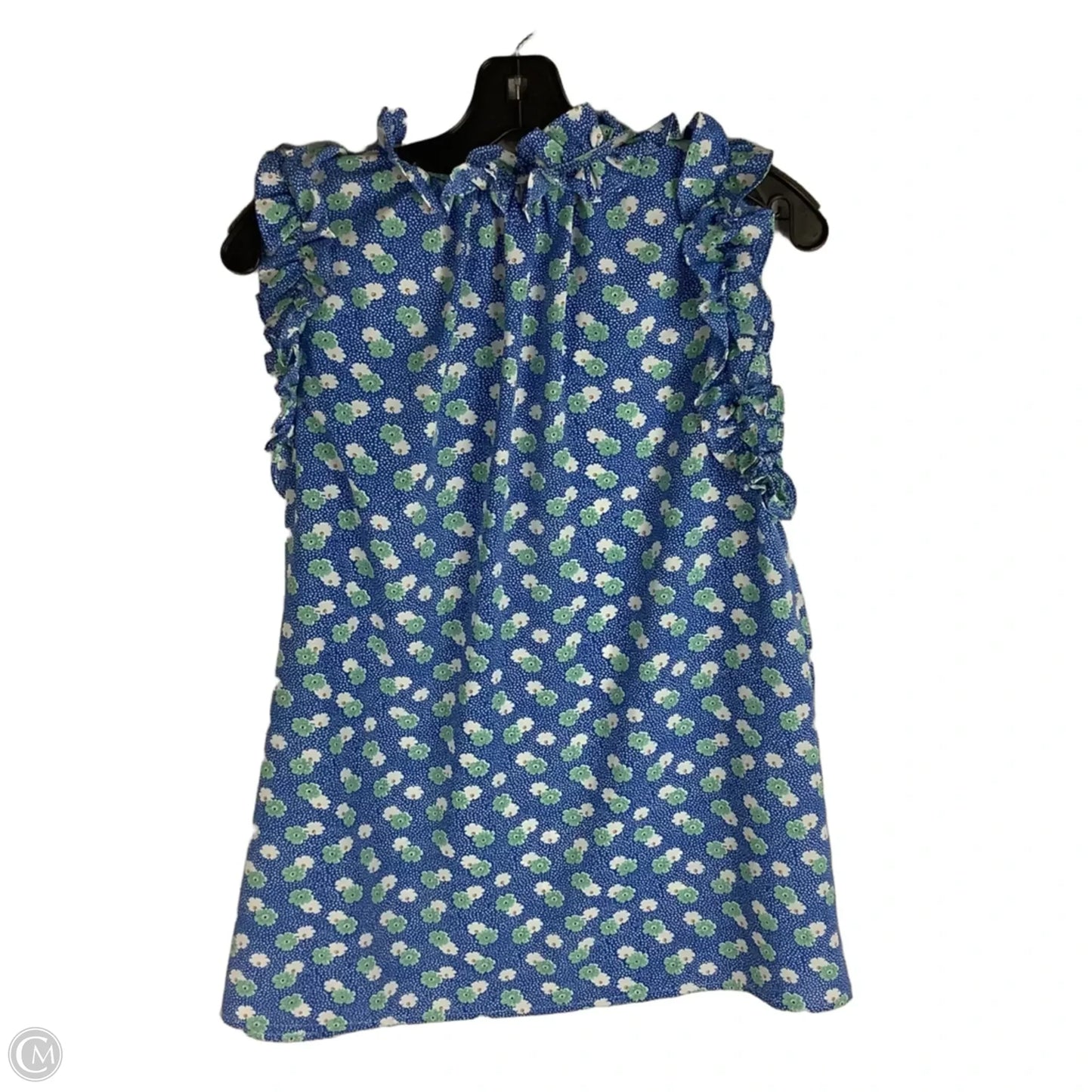 Top Sleeveless By Entro In Blue, Size: L