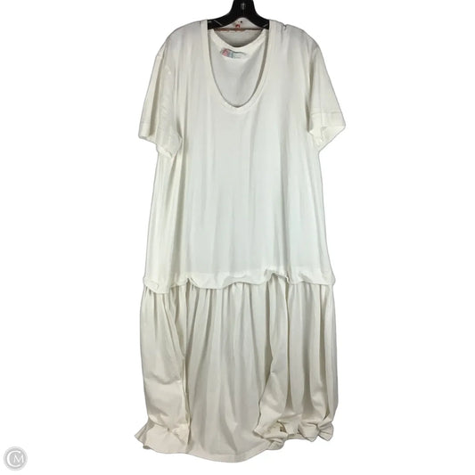 Dress Casual Maxi By Free People Beach In White, Size: L