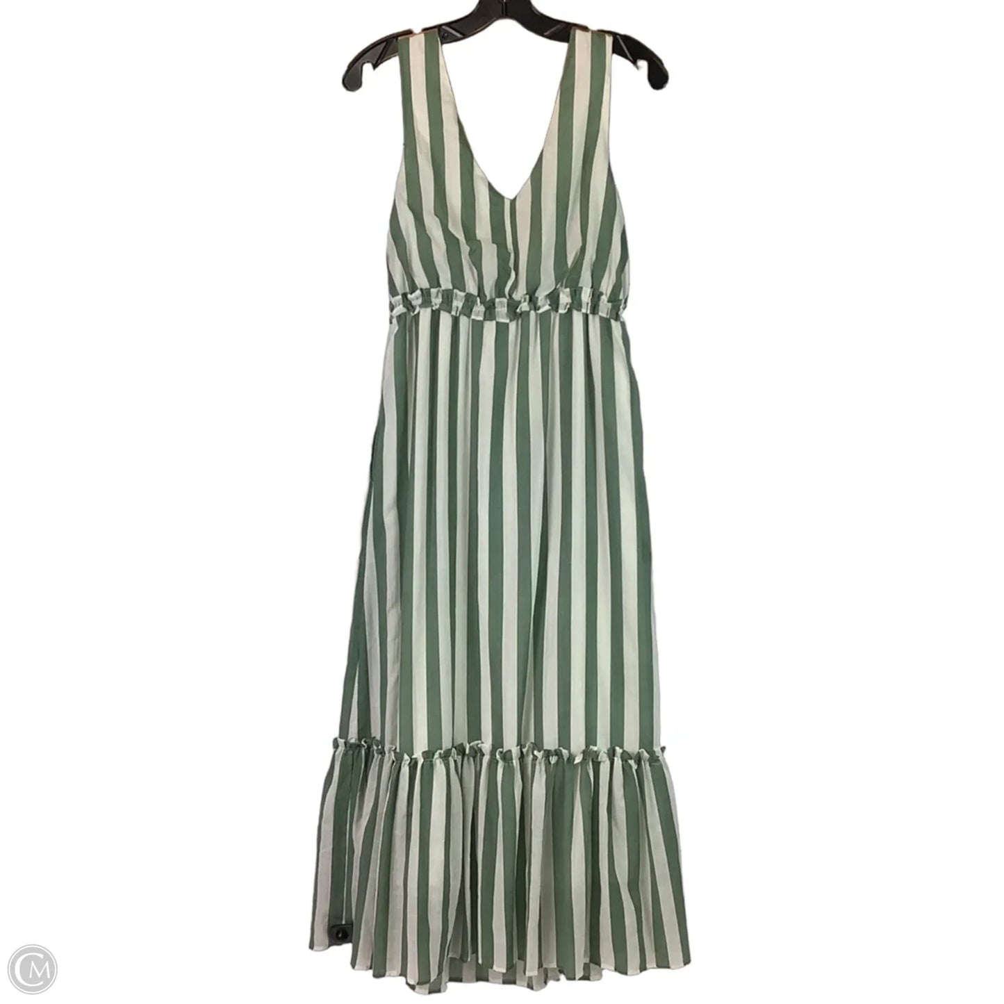 Dress Casual Maxi By Cmc In Green, Size: S