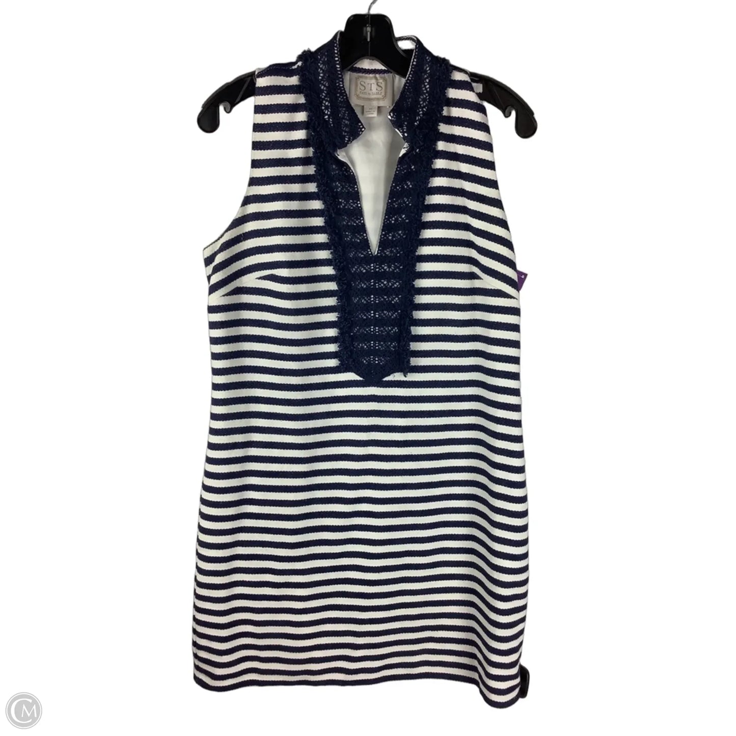 Dress Casual Midi By Sail To Sable In Striped Pattern, Size: M