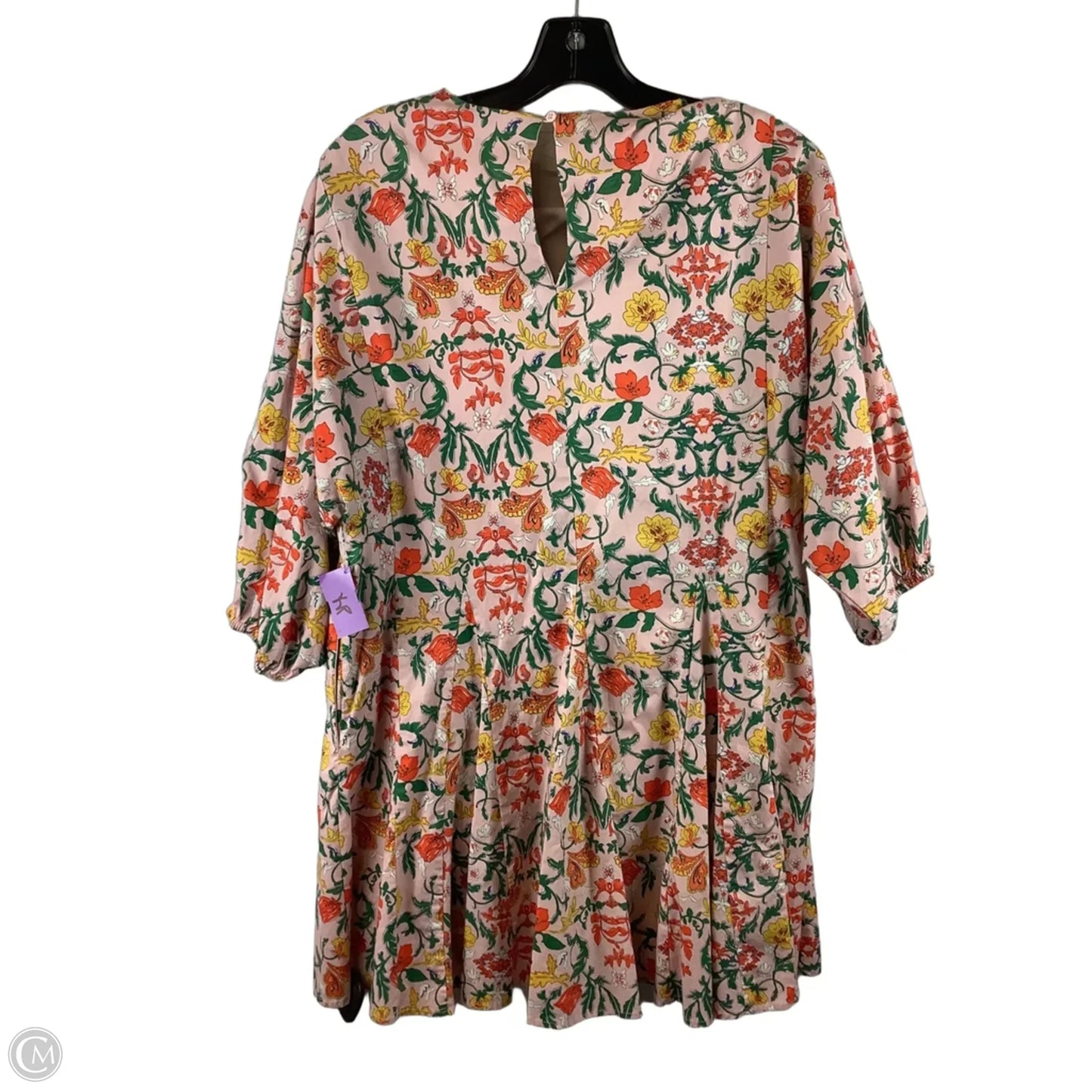 Dress Casual Short By Melloday In Floral Print, Size: M