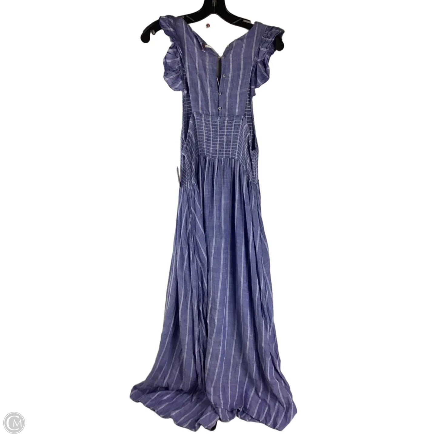 Dress Casual Maxi By Free People In Blue, Size: L