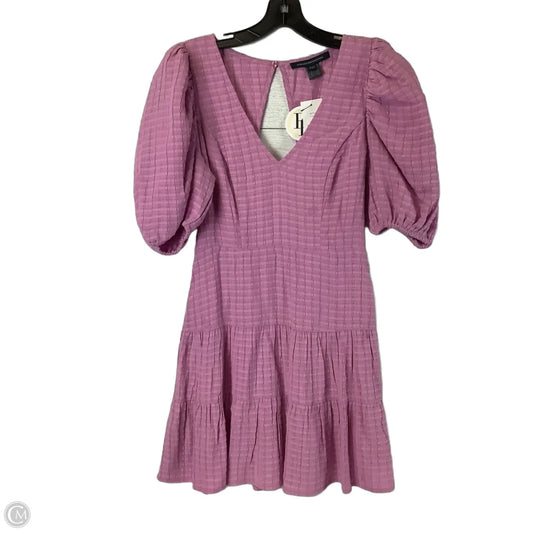 Dress Casual Short By French Connection In Purple, Size: Xxs (2)