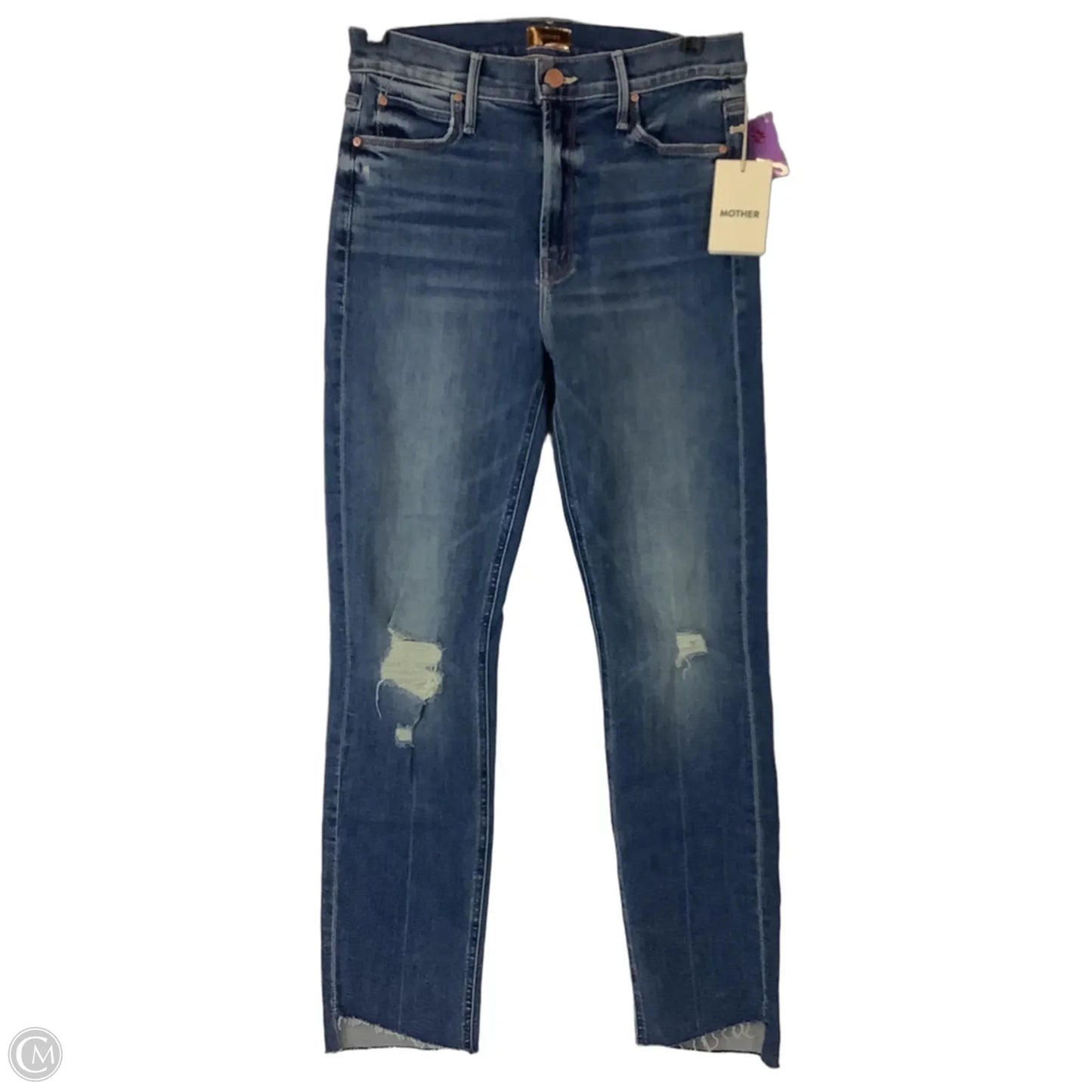 Jeans Skinny By Mother In Blue, Size: 8 (29)