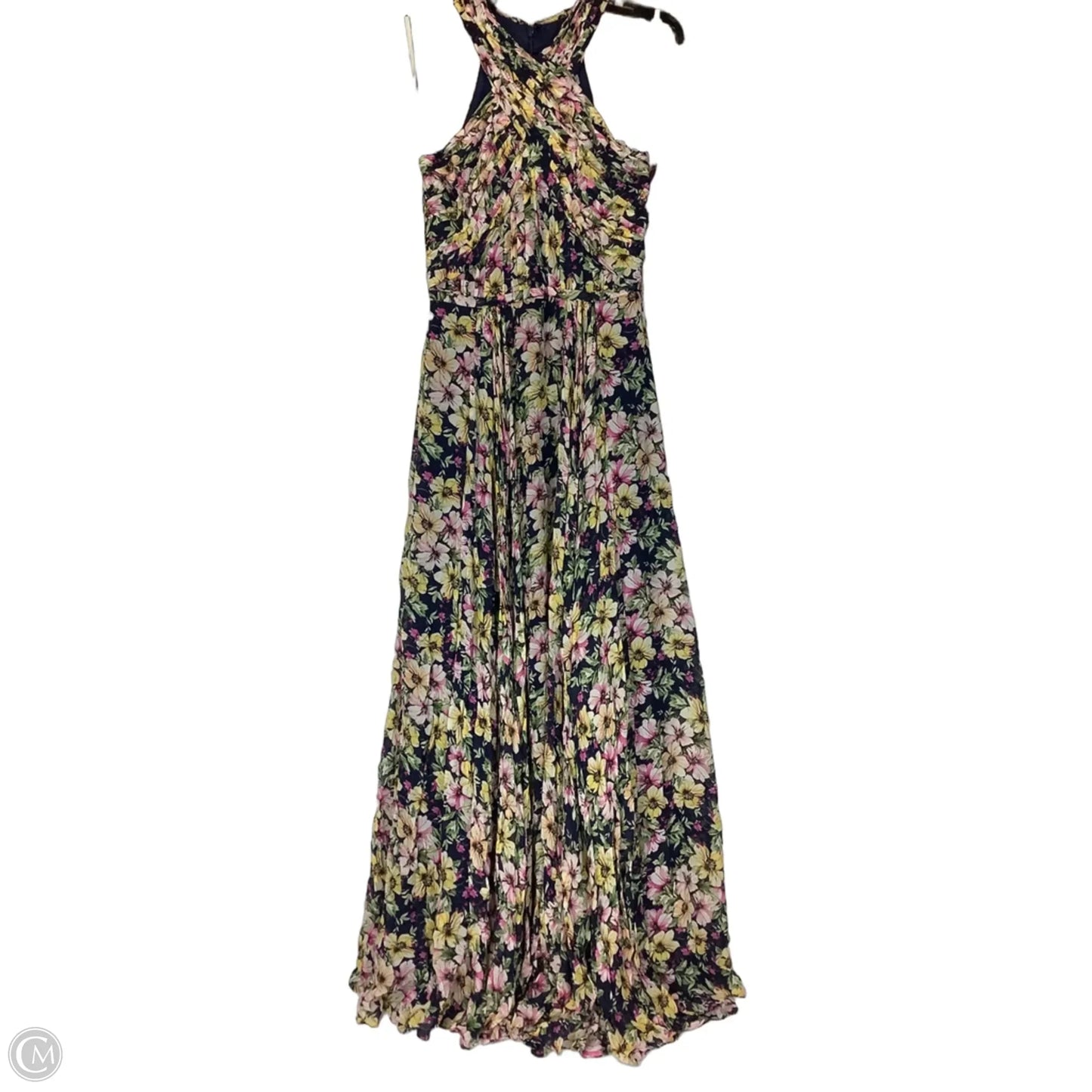 Dress Party Long By Ml Monique Lhuillier In Floral Print, Size: 6