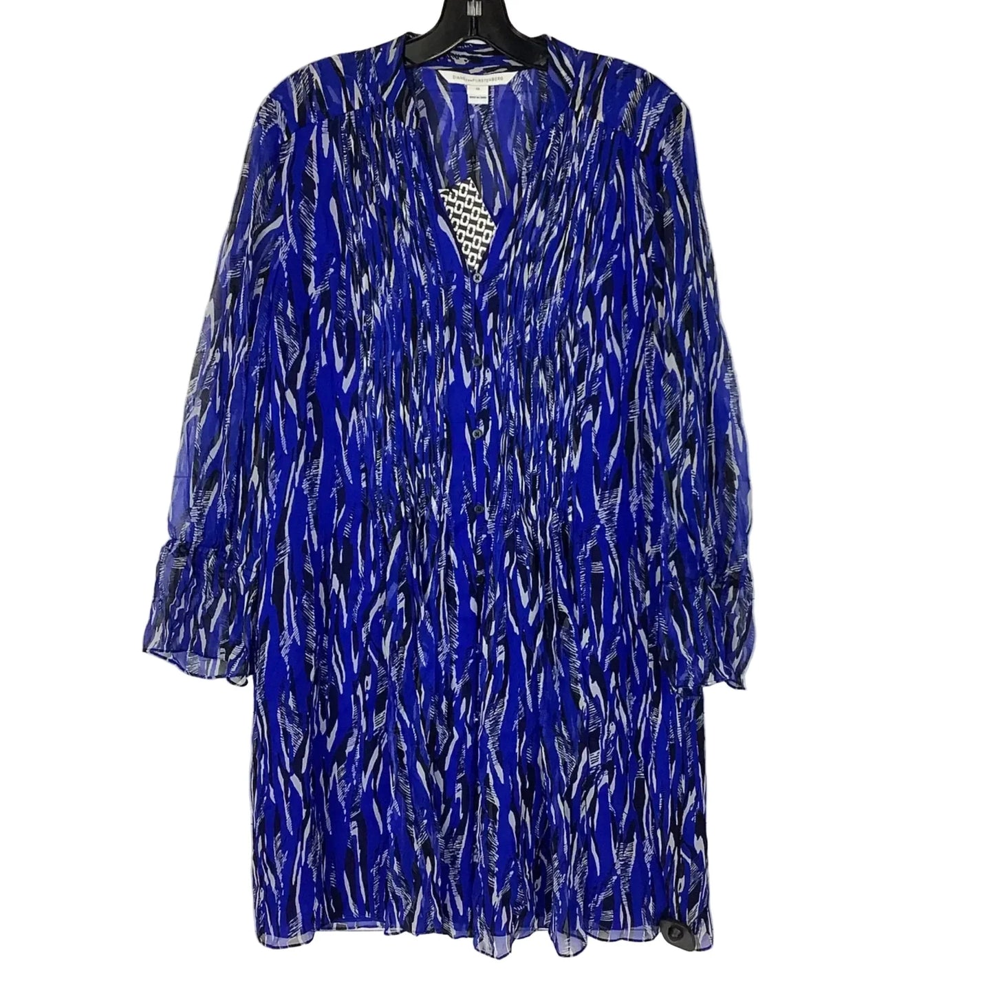 Dress Designer By Diane Von Furstenberg In Blue, Size: 10