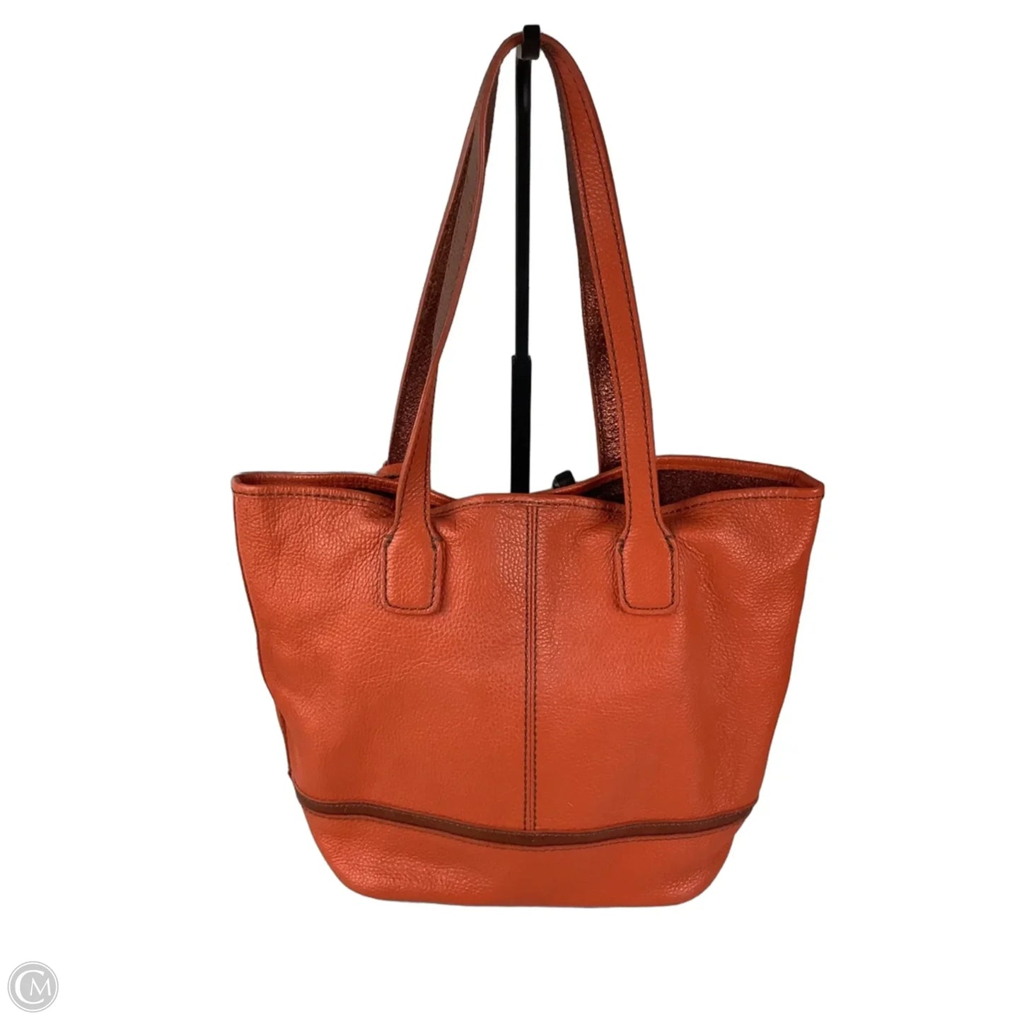 Handbag Leather By Brighton, Size: Medium
