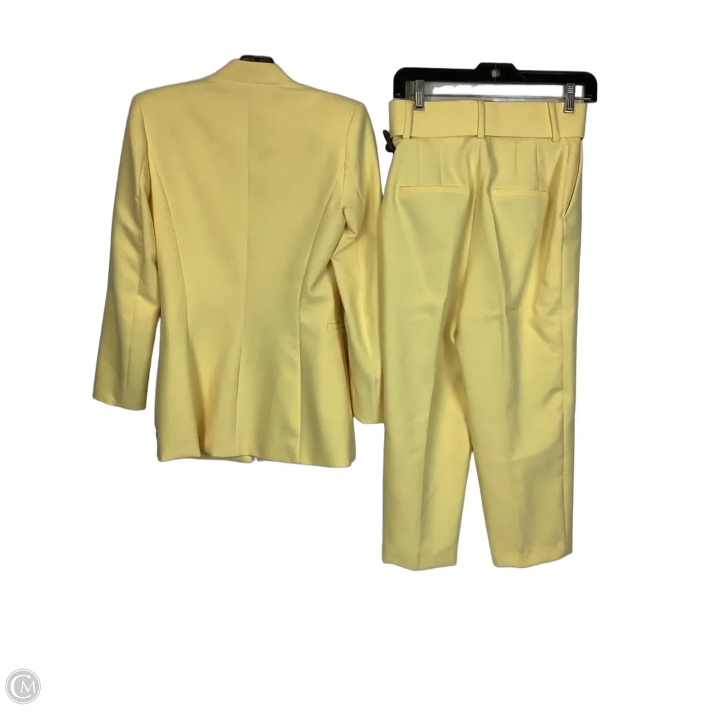 Pants Set 2pc By Zara In Yellow, Size: Xs