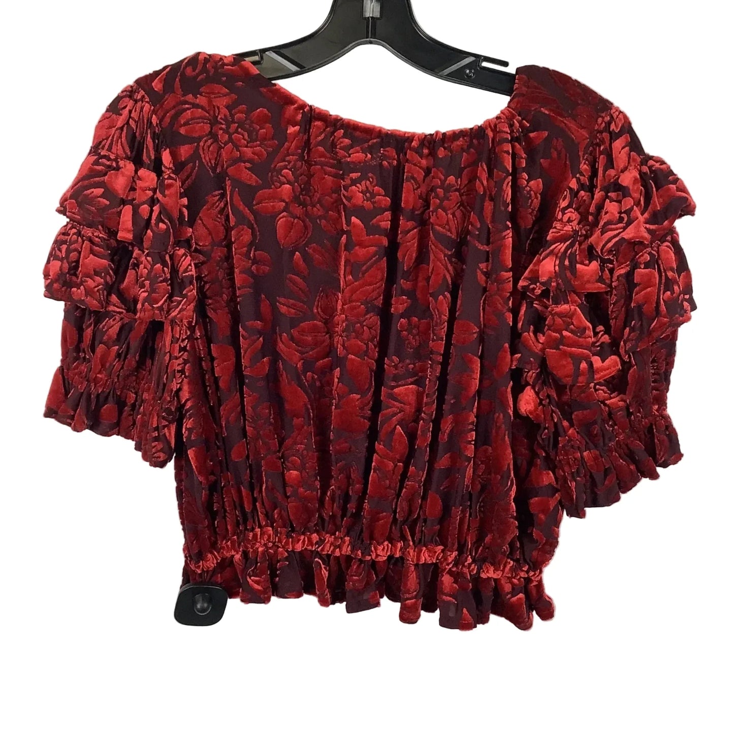 Top Short Sleeve By Free People In Red, Size: Xs