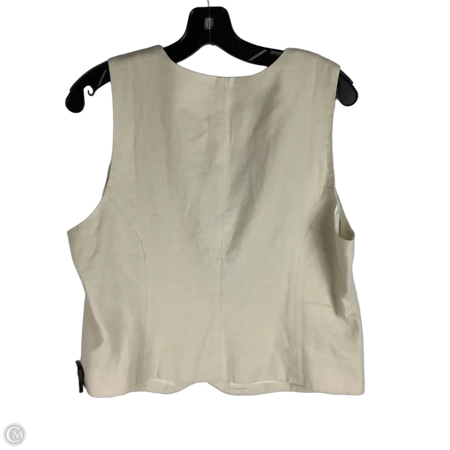 Vest Other By J. Crew In Cream, Size: 14