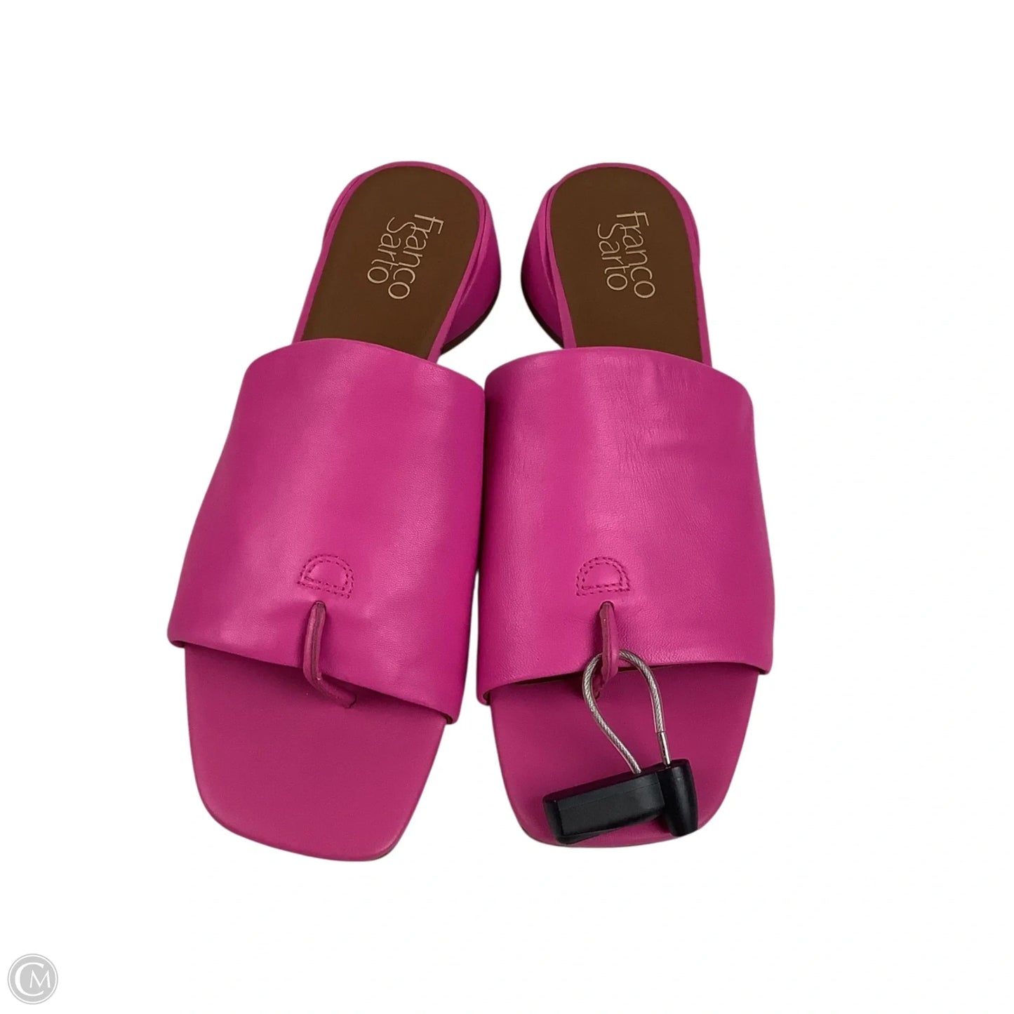 Sandals Heels Block By Franco Sarto In Pink, Size: 10