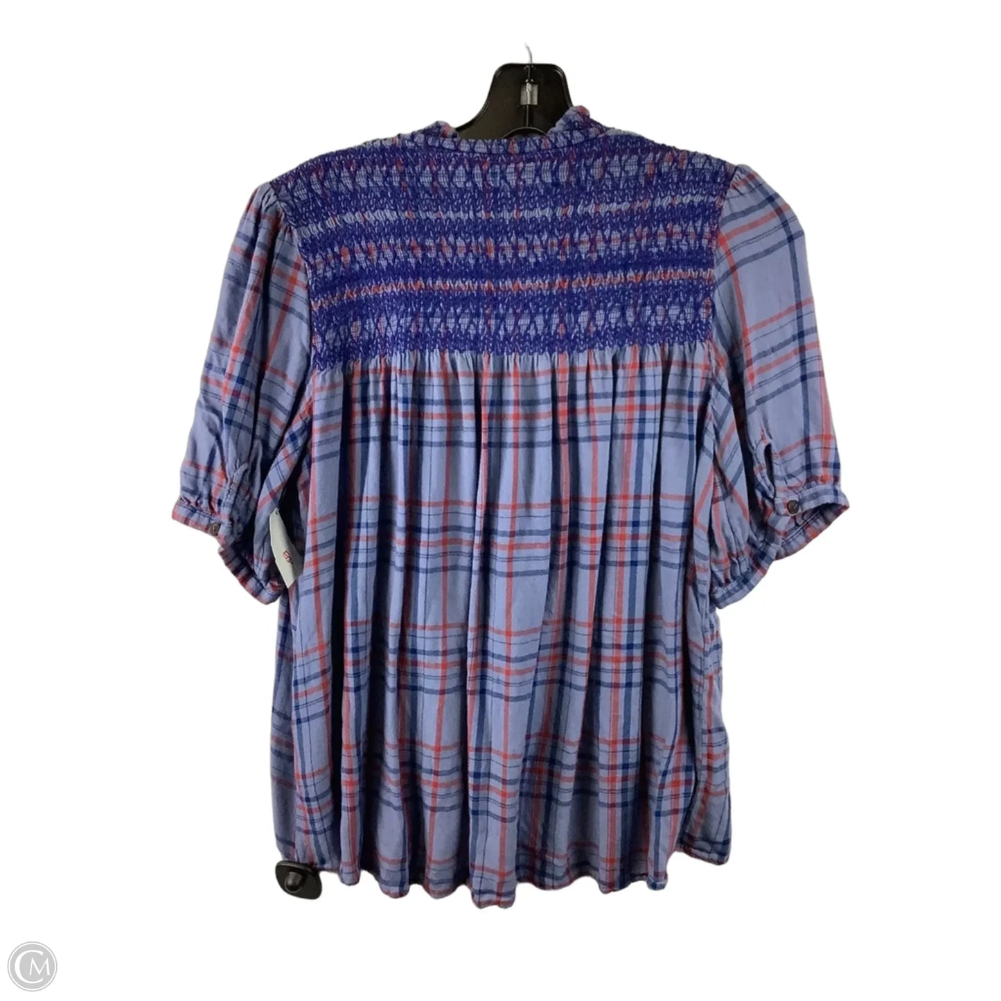 Top Short Sleeve By Maeve In Purple, Size: M