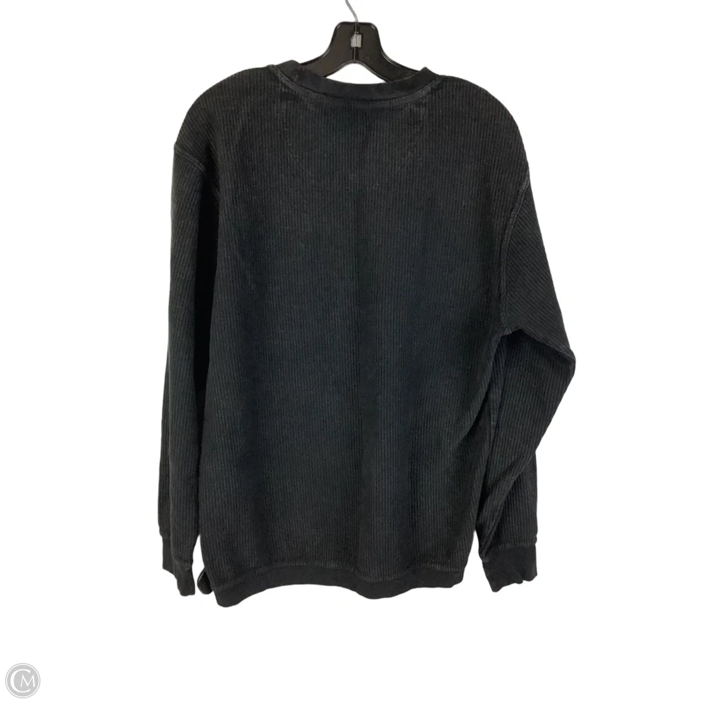 Top Long Sleeve By Pressbox In Grey, Size: M