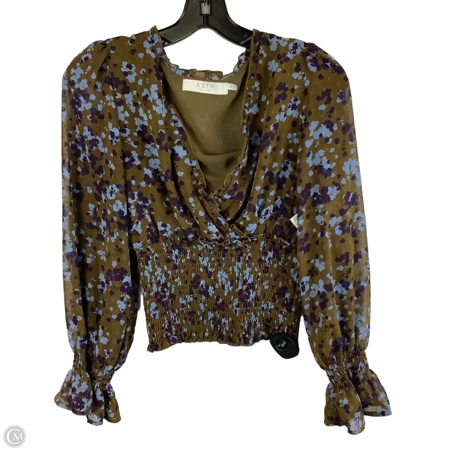 Top Long Sleeve By Astr The Label In Green, Size: Xs
