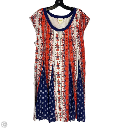 Dress Casual Midi By Maeve In Multi-colored, Size: L