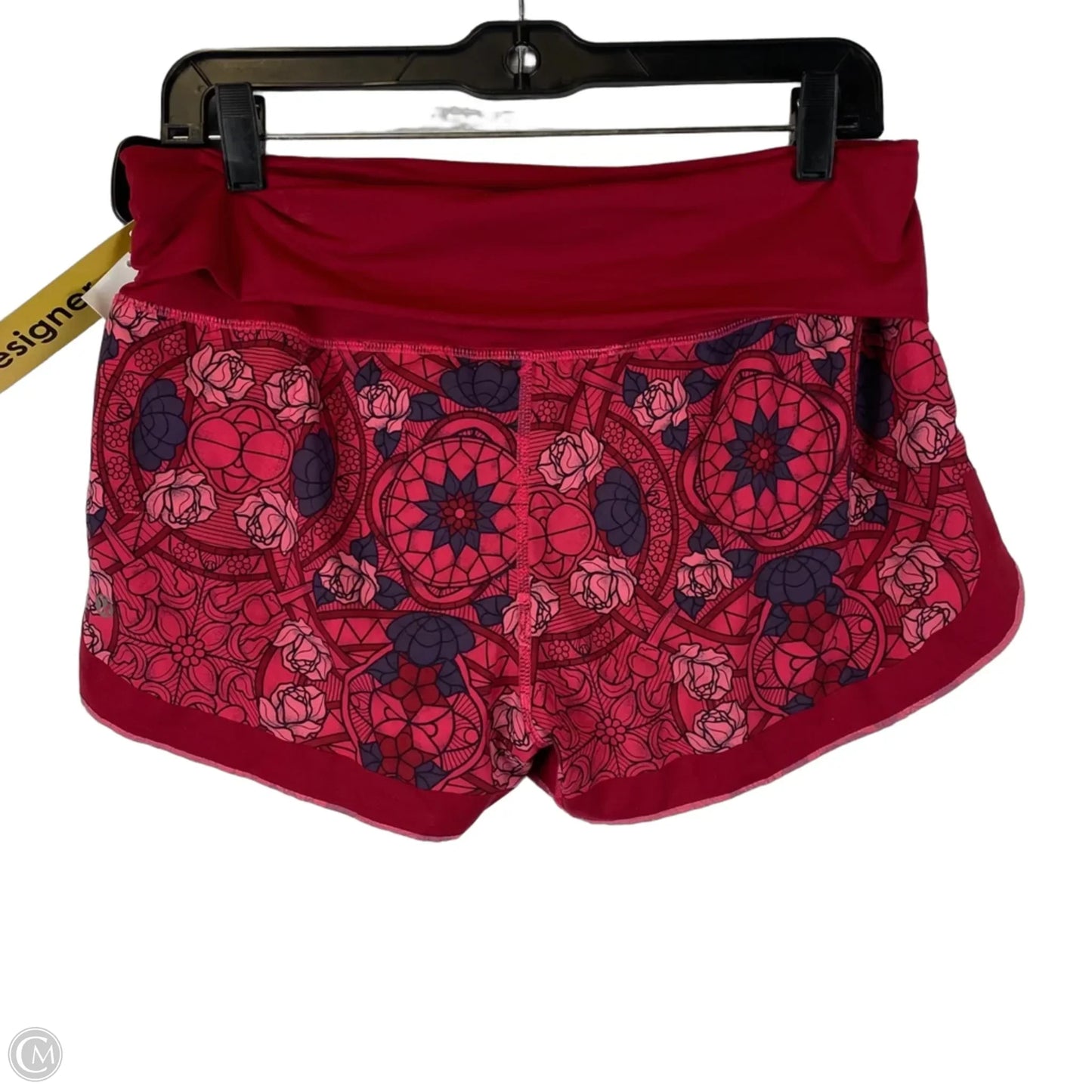 Athletic Shorts By Lululemon In Red, Size: 6