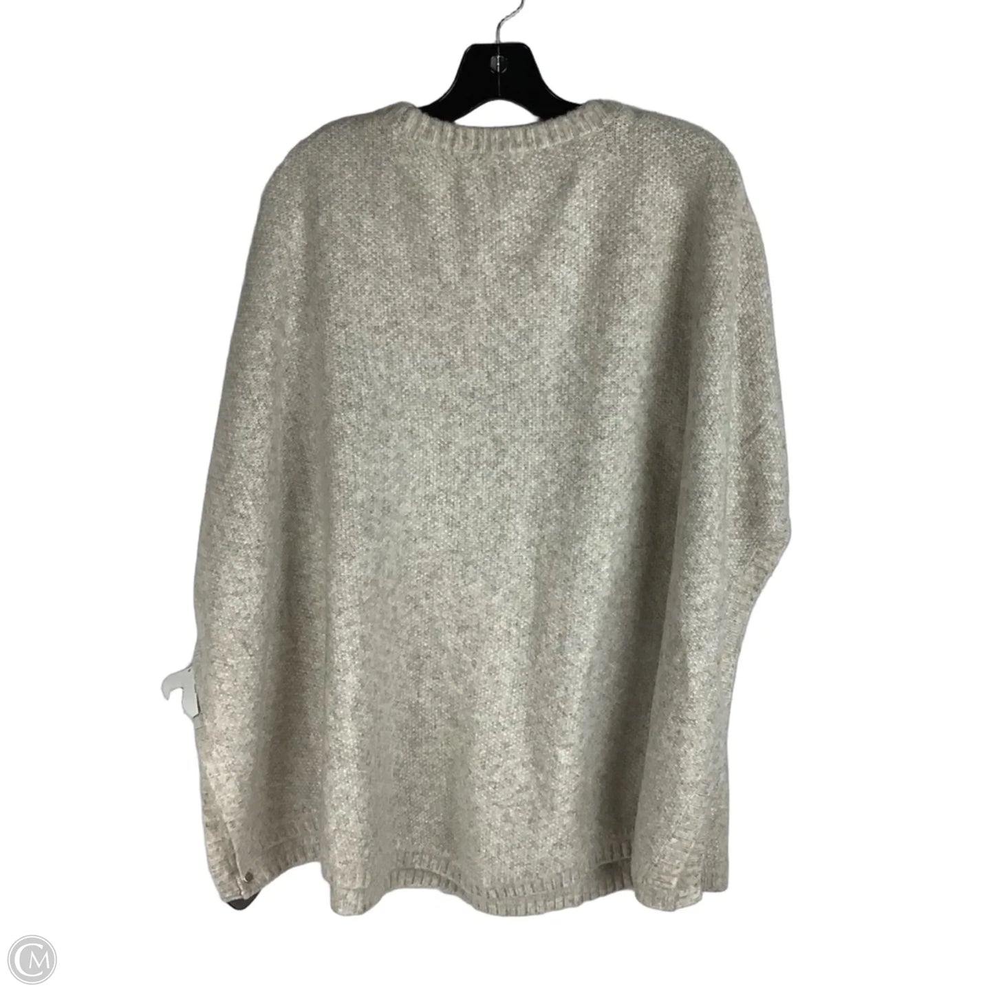 Vest Sweater By Loft In Cream, Size: M/L