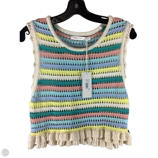Vest Sweater By Altard State In Multi-colored, Size: Xl
