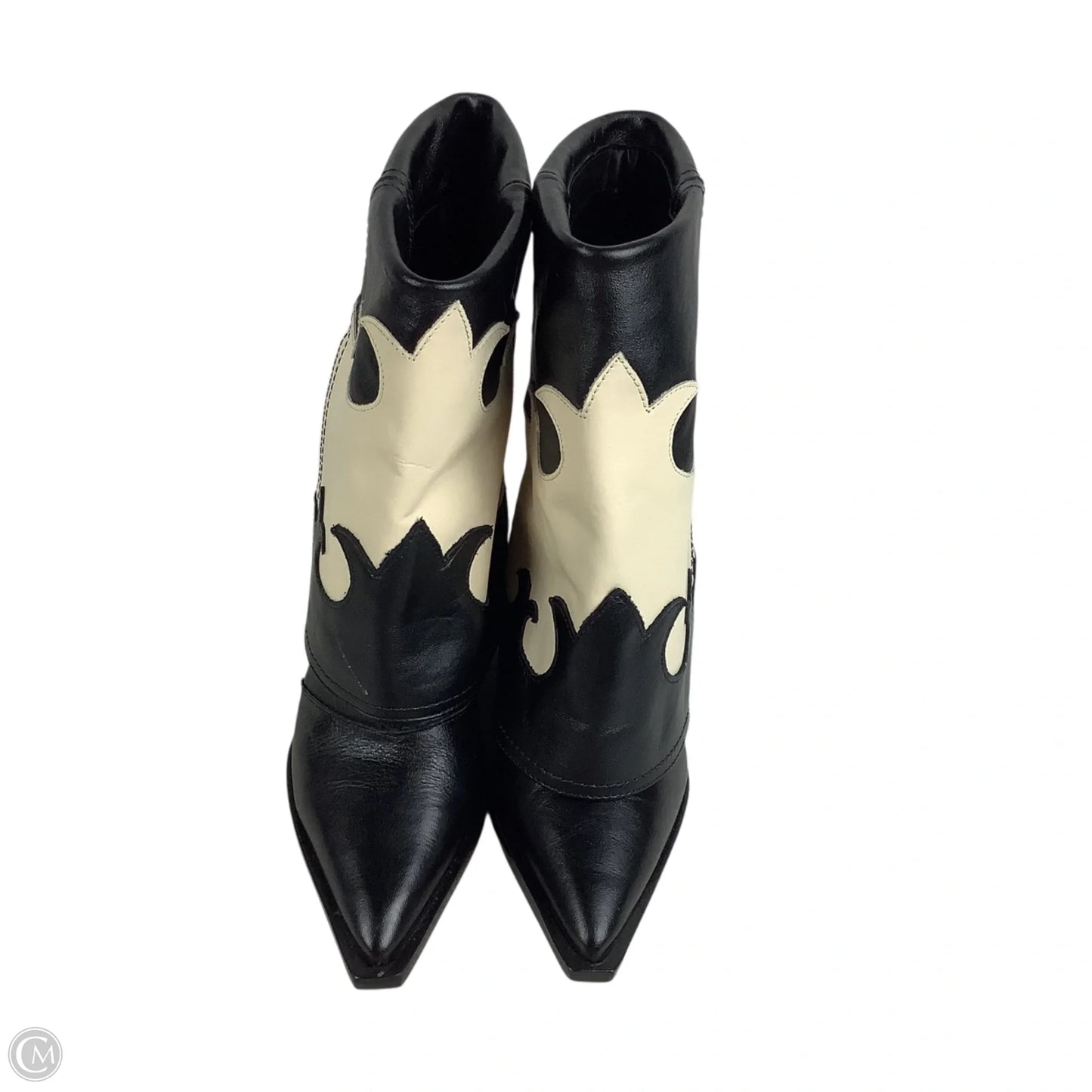 Boots Western By Cmc In Black & Tan, Size: 5