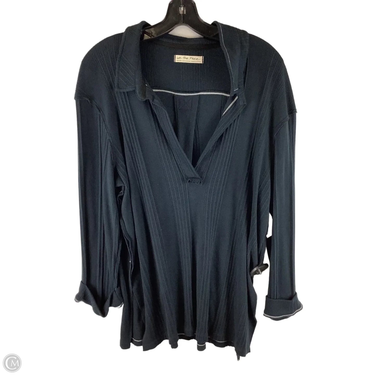 Top Long Sleeve Basic By We The Free In Navy, Size: M