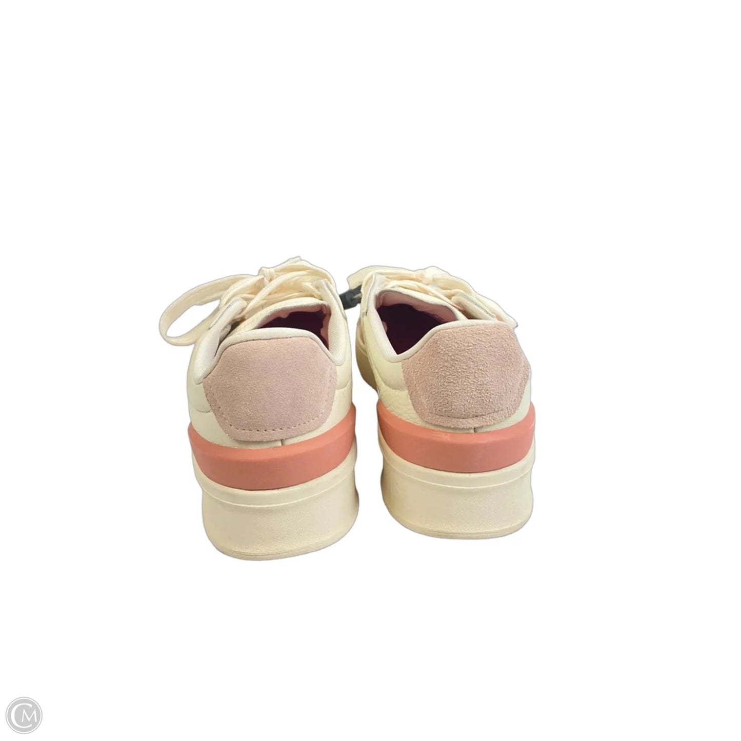 Shoes Sneakers By Adidas In Cream & Pink, Size: 8