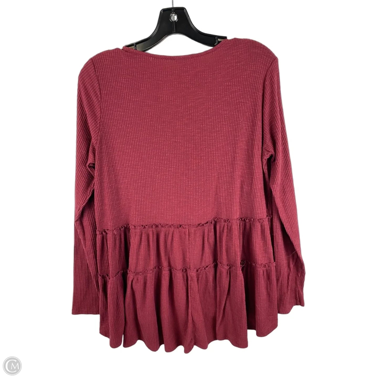 Top Long Sleeve Basic By Altard State In Red, Size: L