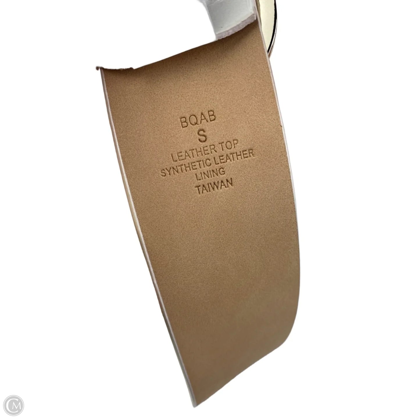 Belt Leather By Calvin Klein, Size: Small