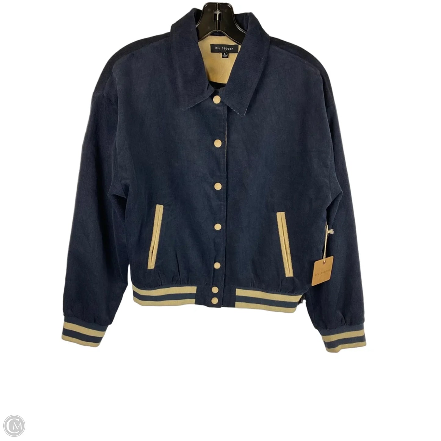 Jacket Other By Blu Pepper In Navy, Size: S