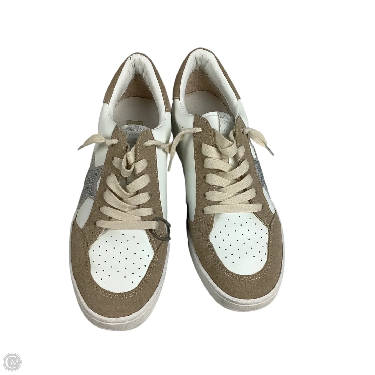 Shoes Sneakers By Vintage Havana In Brown & Cream, Size: 9