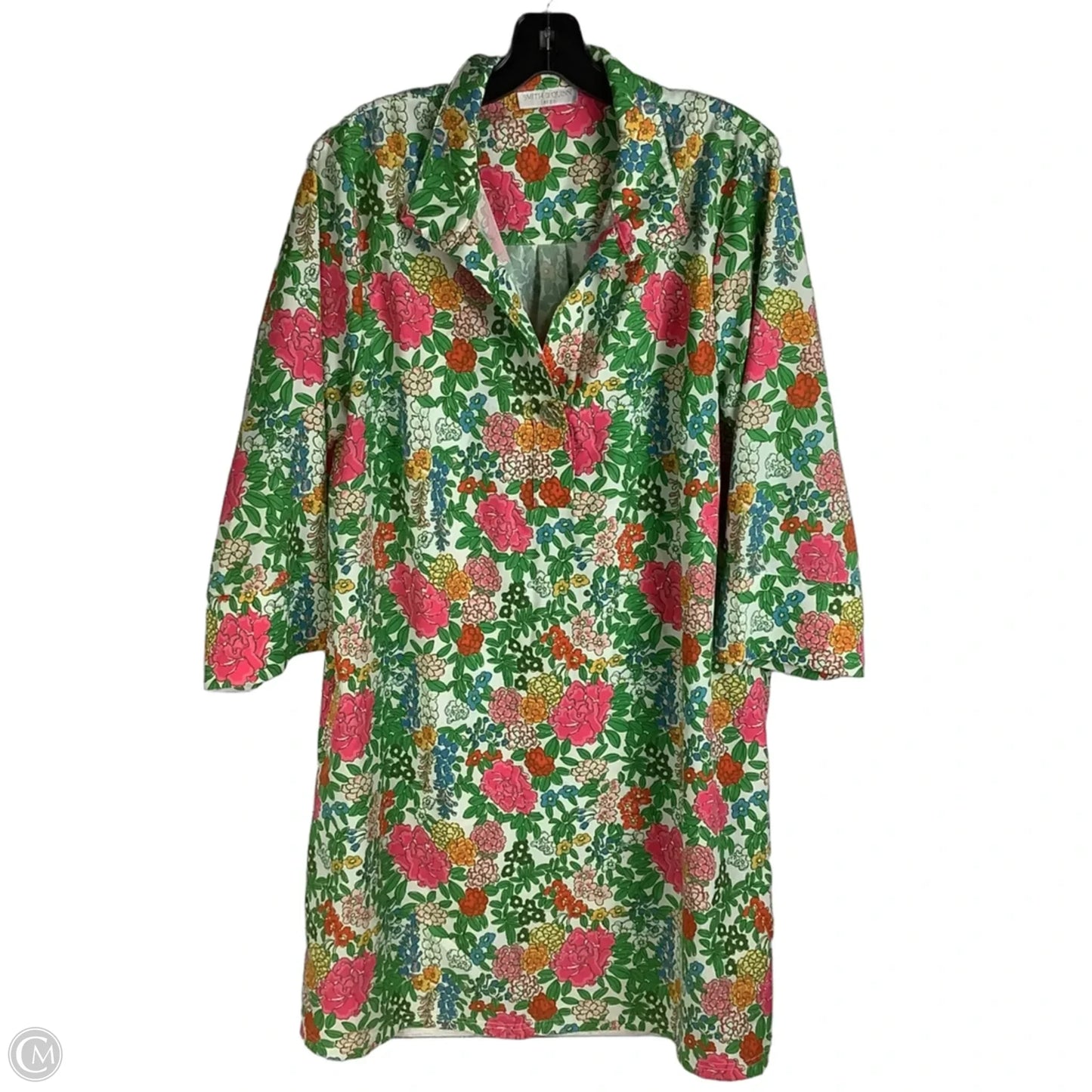 Dress Casual Short By Cmc In Floral Print, Size: L