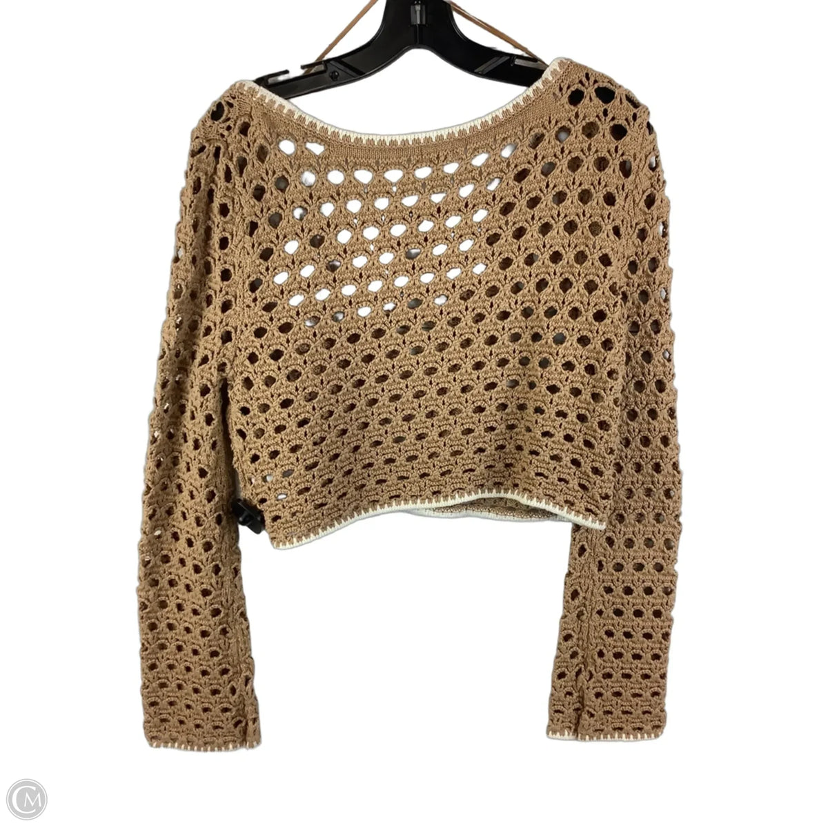 Sweater By Clothes Mentor In Brown, Size: S