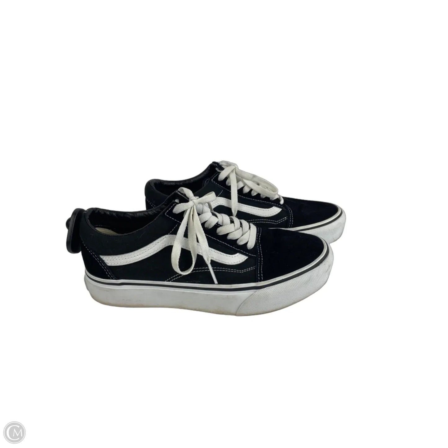 Shoes Sneakers By Vans In Black, Size: 8.5
