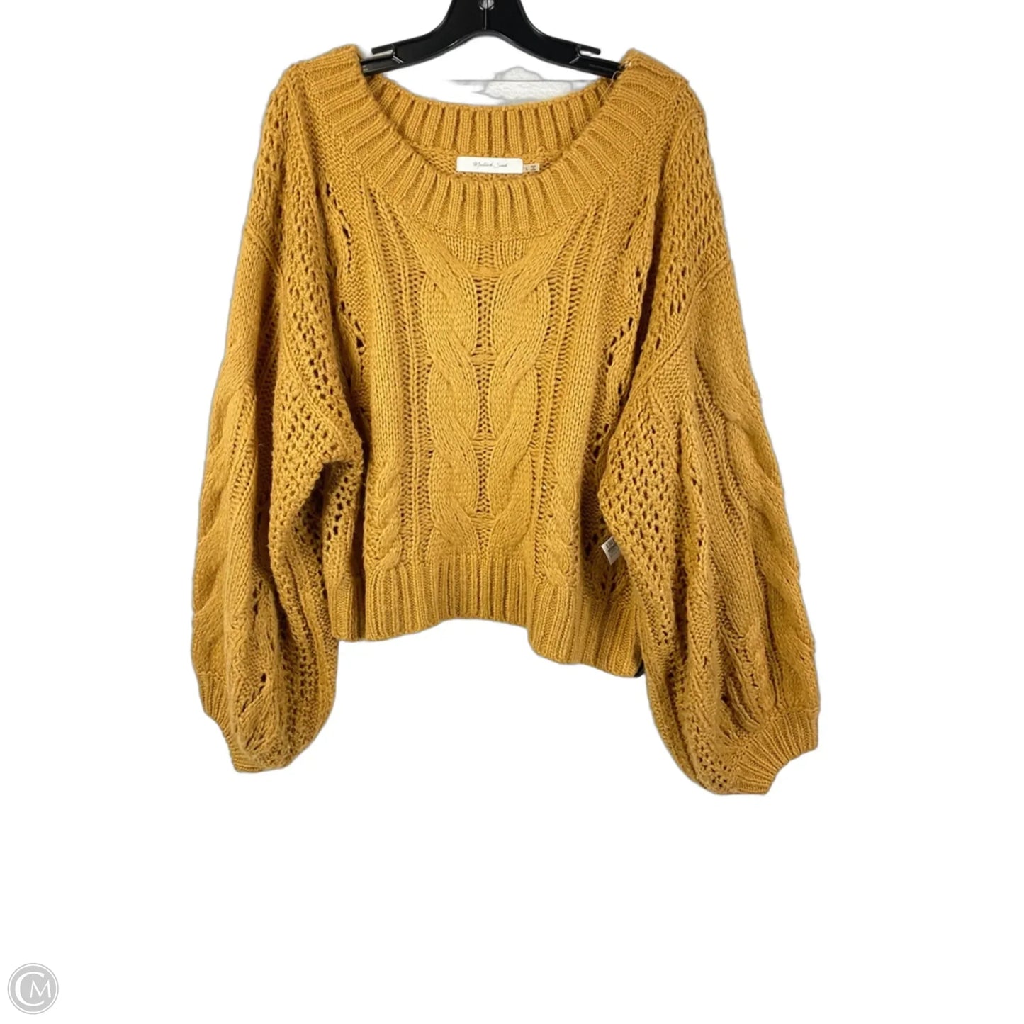 Sweater By Mustard Seed In Brown, Size: L