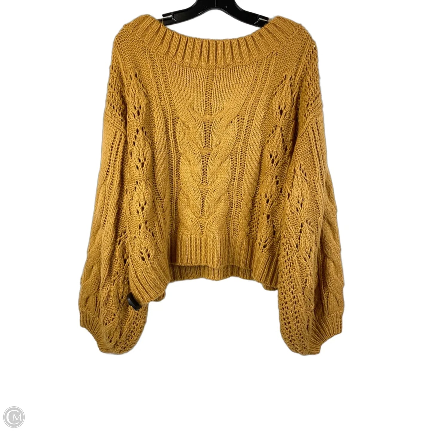 Sweater By Mustard Seed In Brown, Size: L