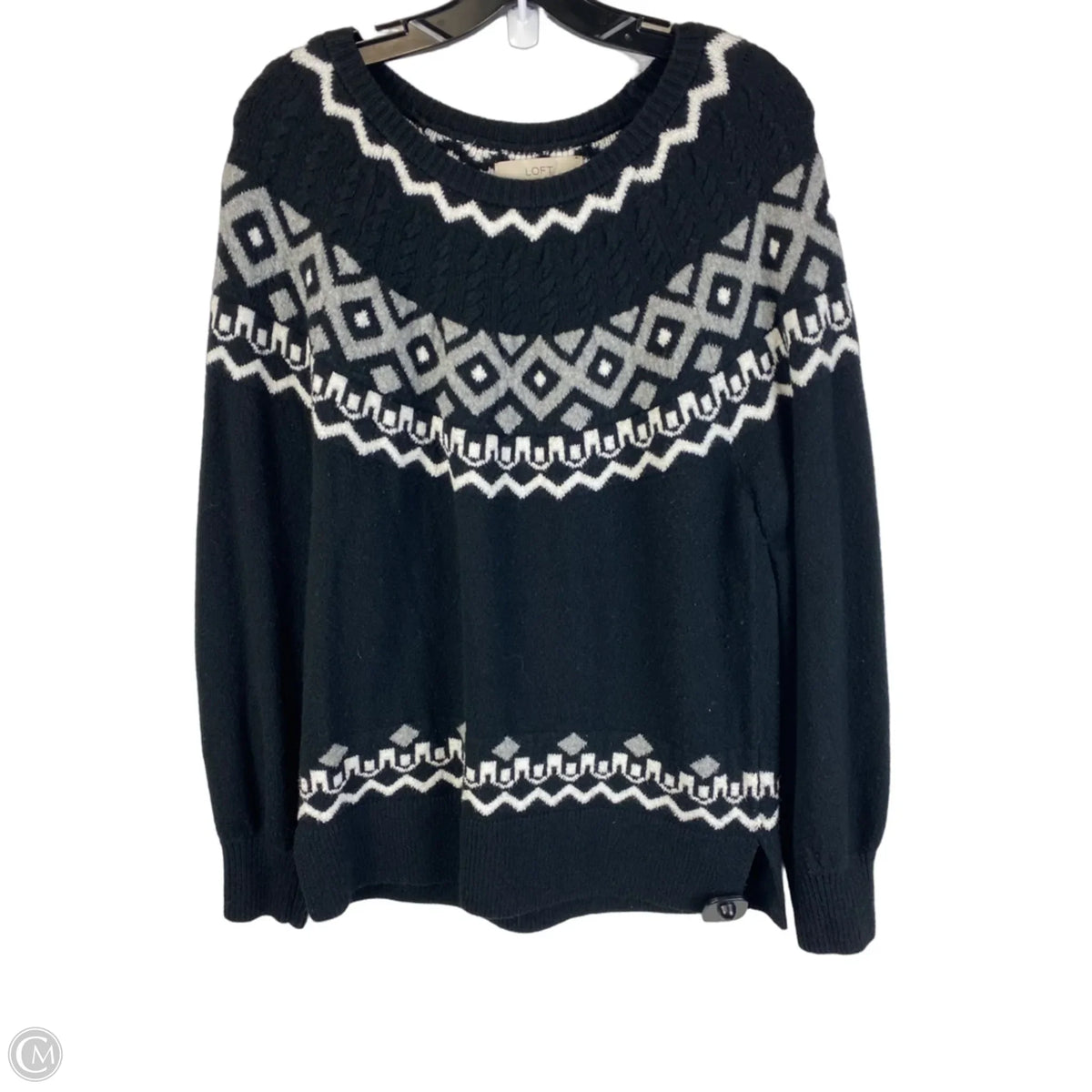 Sweater By Loft In Black, Size: M