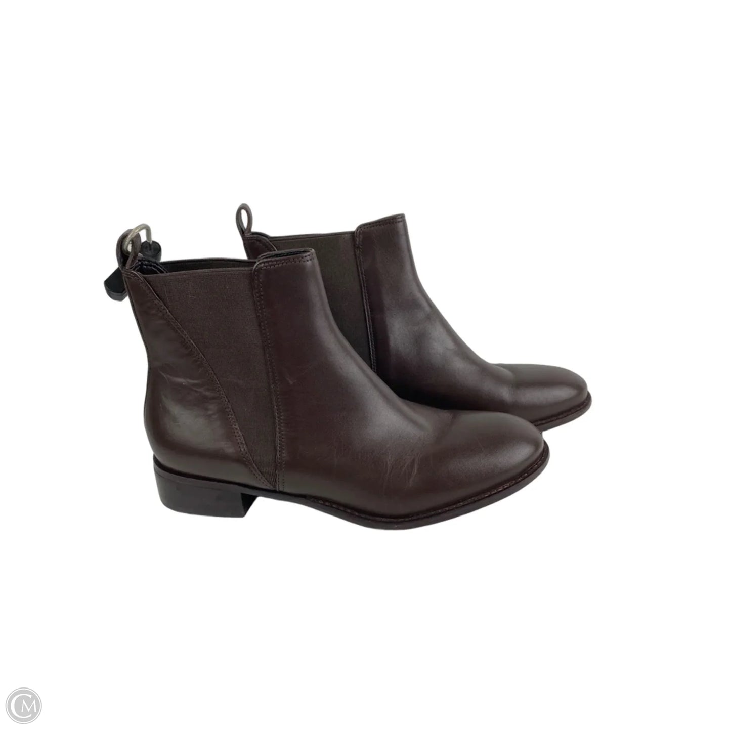 Boots Ankle Flats By Talbots In Brown, Size: 8