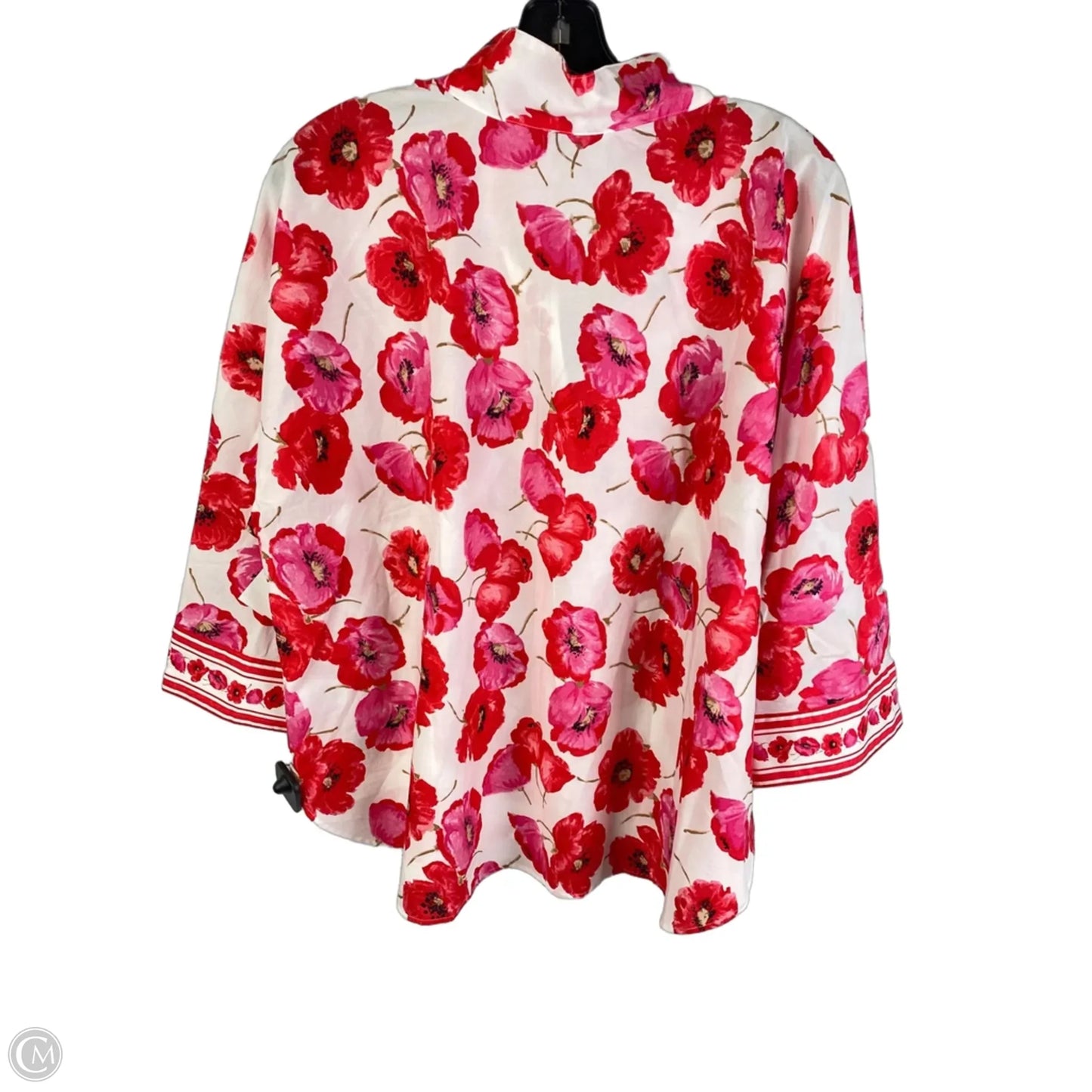 Top Long Sleeve By Talbots In Floral Print, Size: Xl