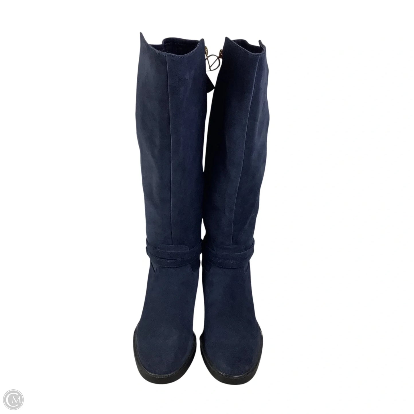 Boots Knee Flats By Vince Camuto In Navy, Size: 9.5W