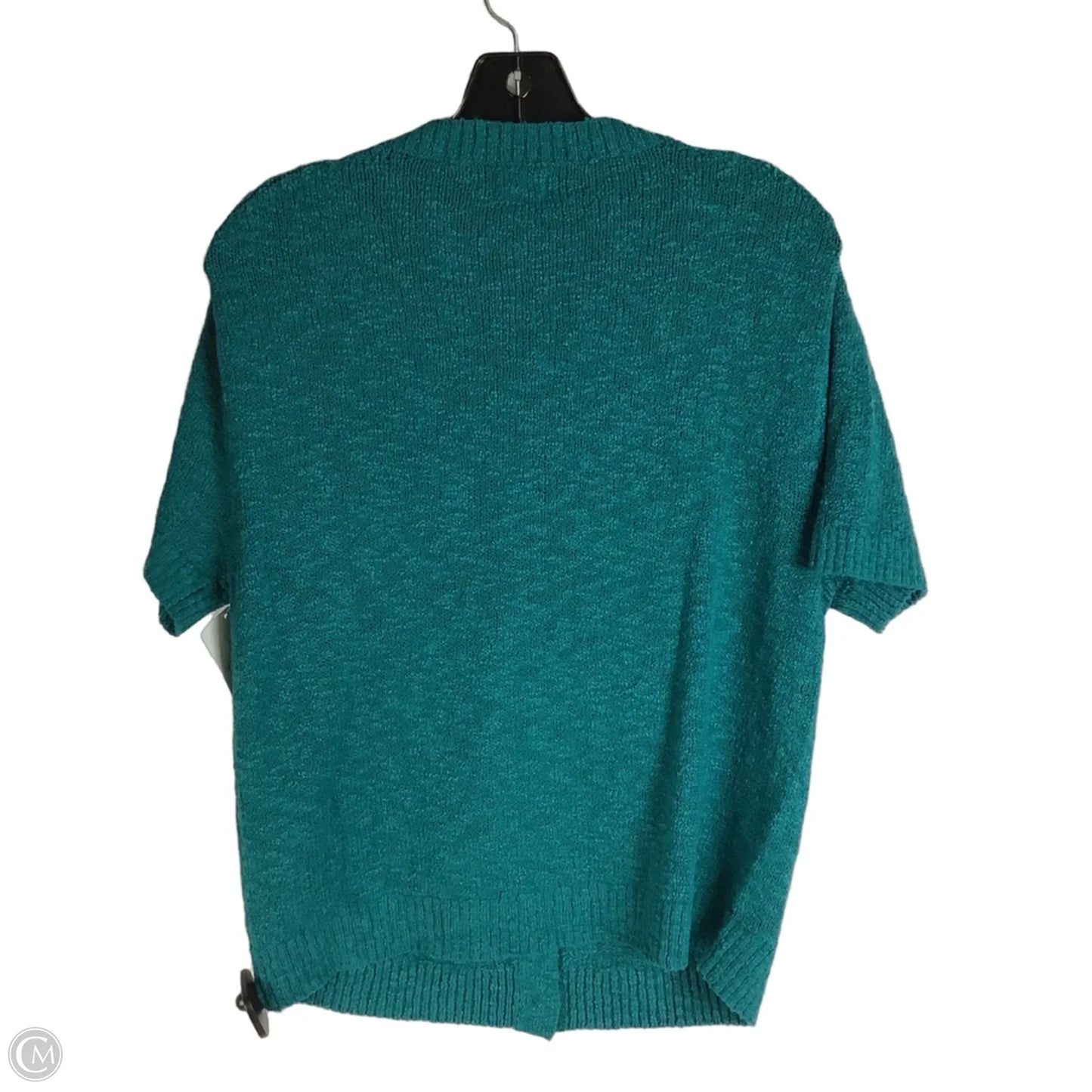 Sweater Short Sleeve By J. Crew In Green, Size: M