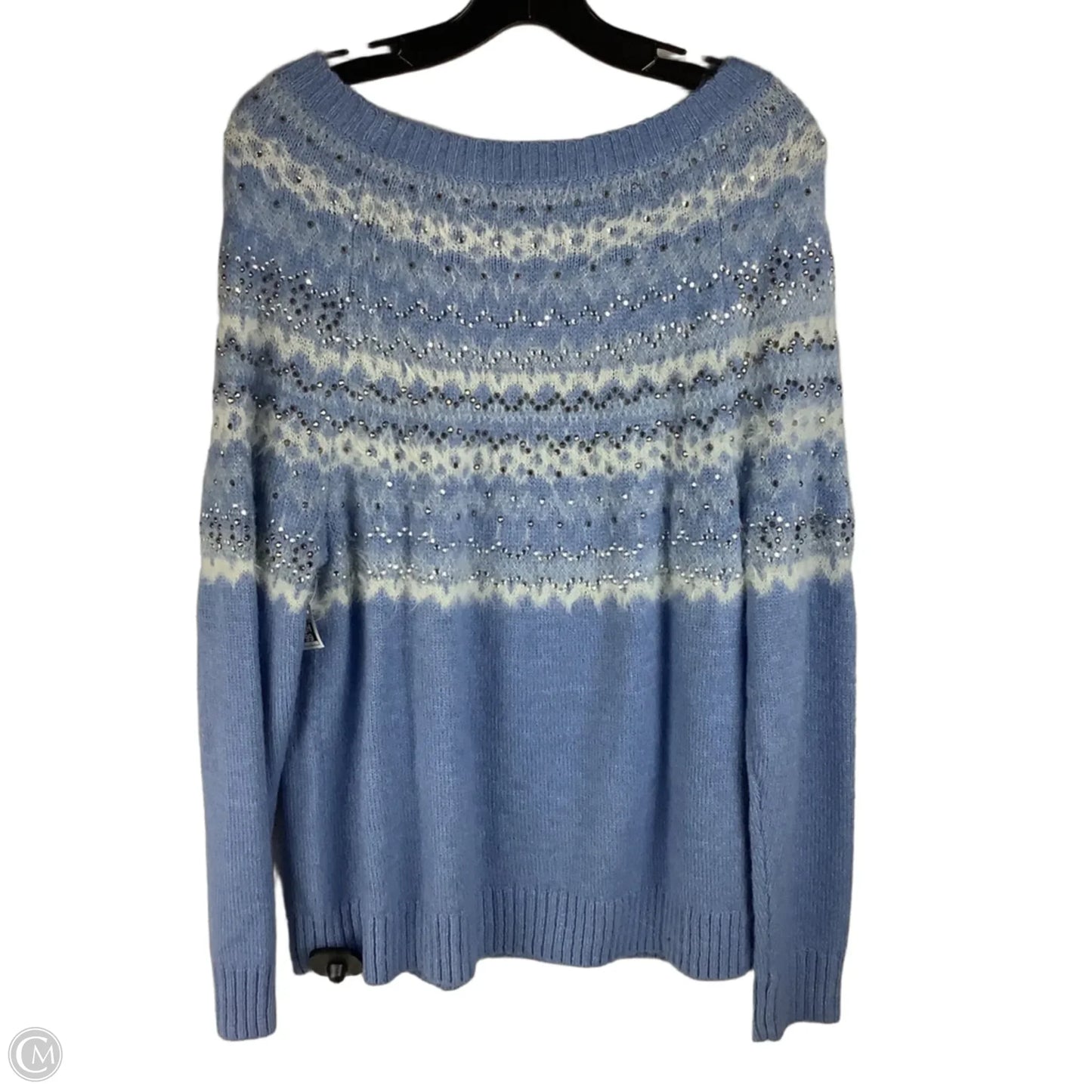 Sweater By Talbots In Blue, Size: L petite