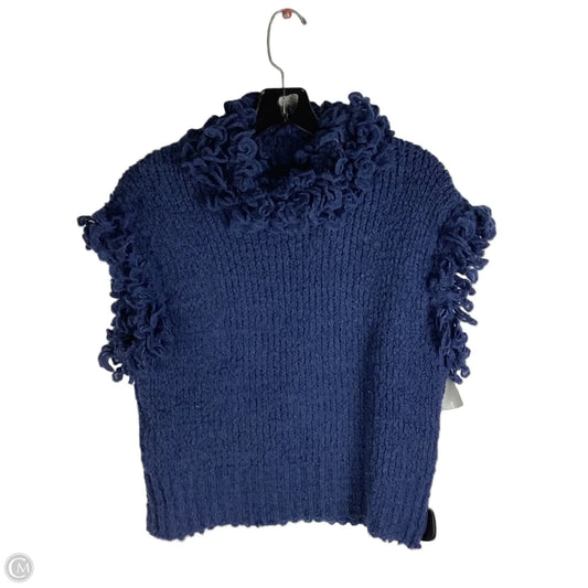 Vest Sweater By Zara In Blue, Size: S