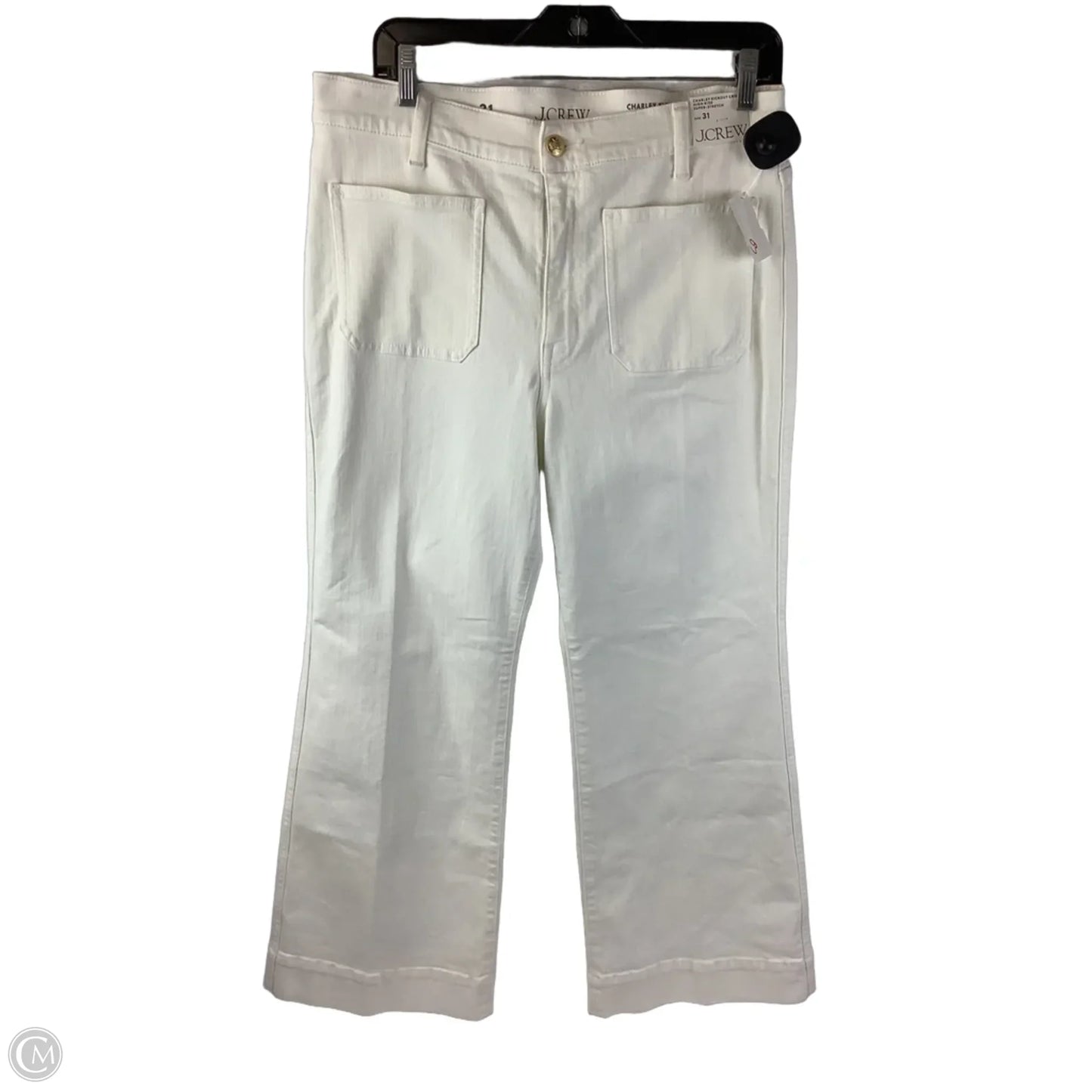 Pants Wide Leg By J. Crew In White, Size: 10 (31)