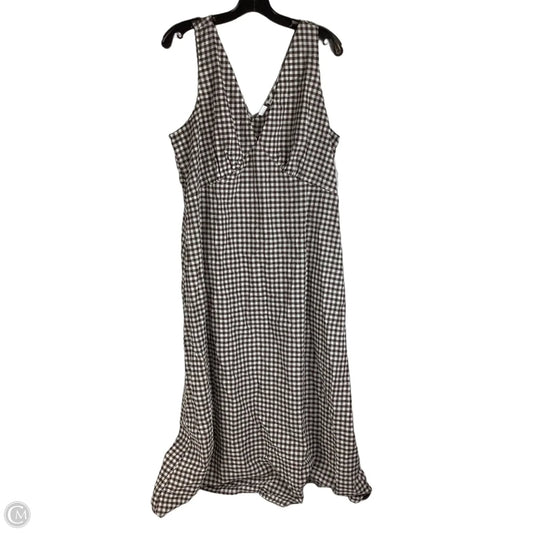 Dress Casual Maxi By Gap In Plaid Pattern, Size: Xl