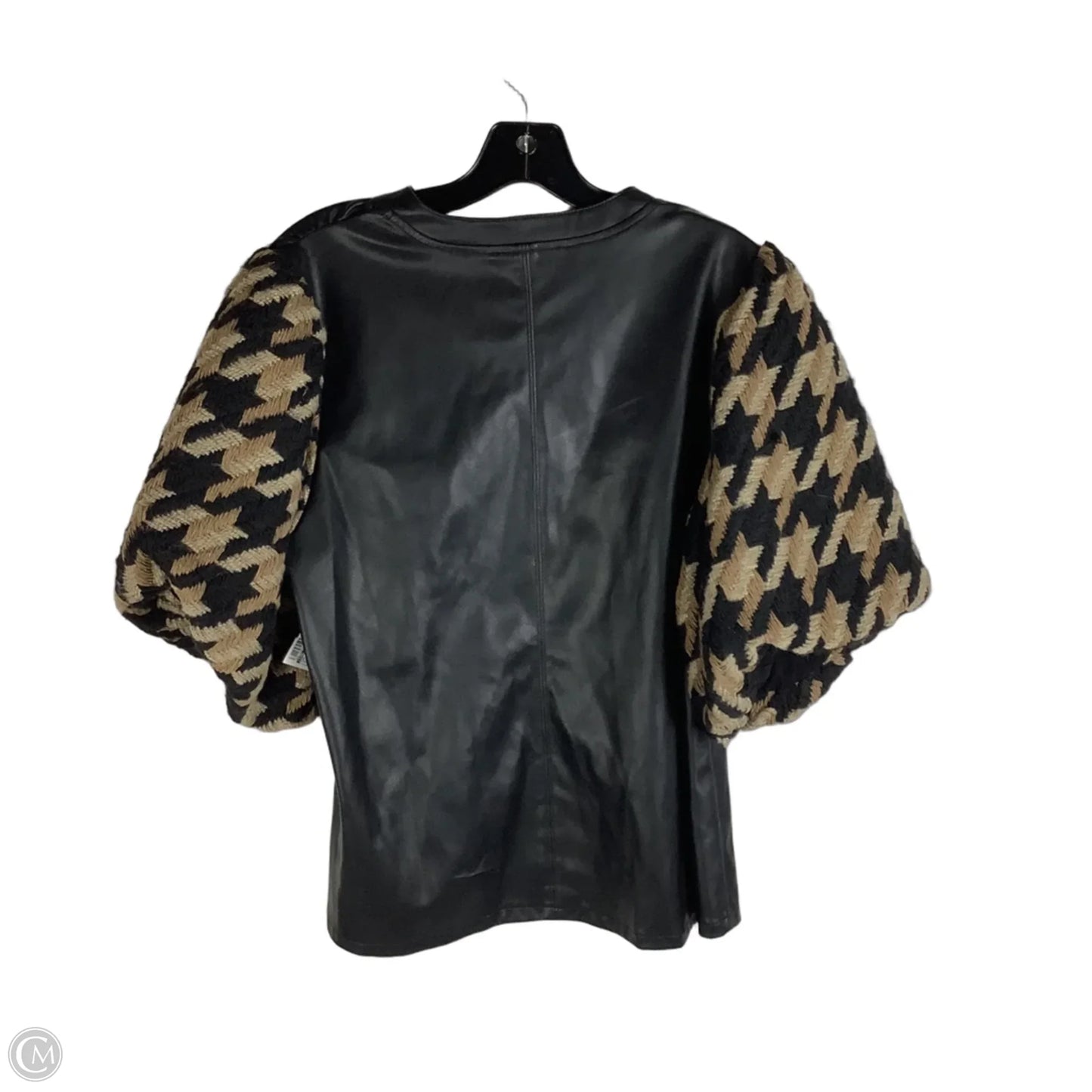Top Short Sleeve By Thml In Black, Size: L