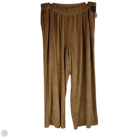 Pants Wide Leg By Aerie In Brown, Size: Xl