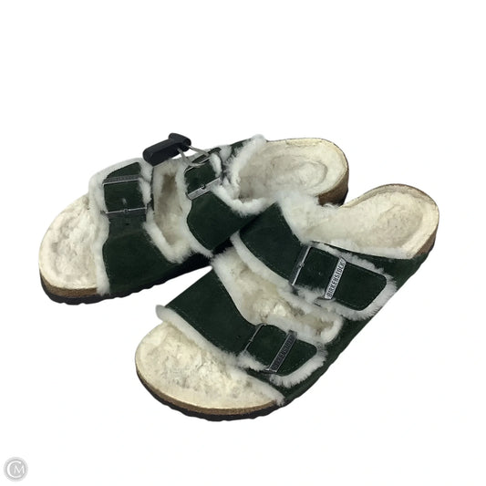Sandals Flats By Birkenstock In Green, Size: 10 (41)