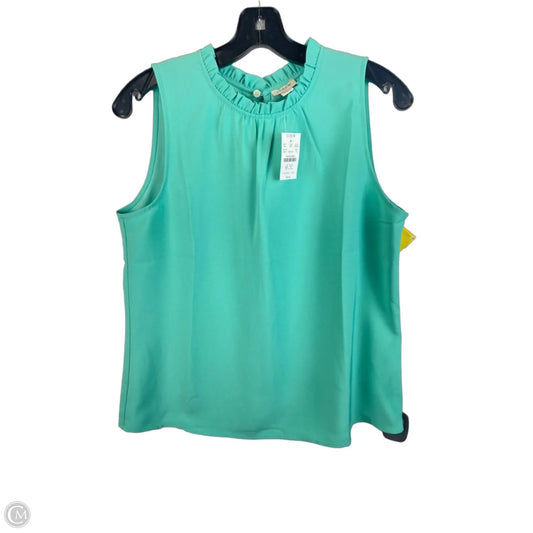 Top Sleeveless By J. Crew In Teal, Size: S