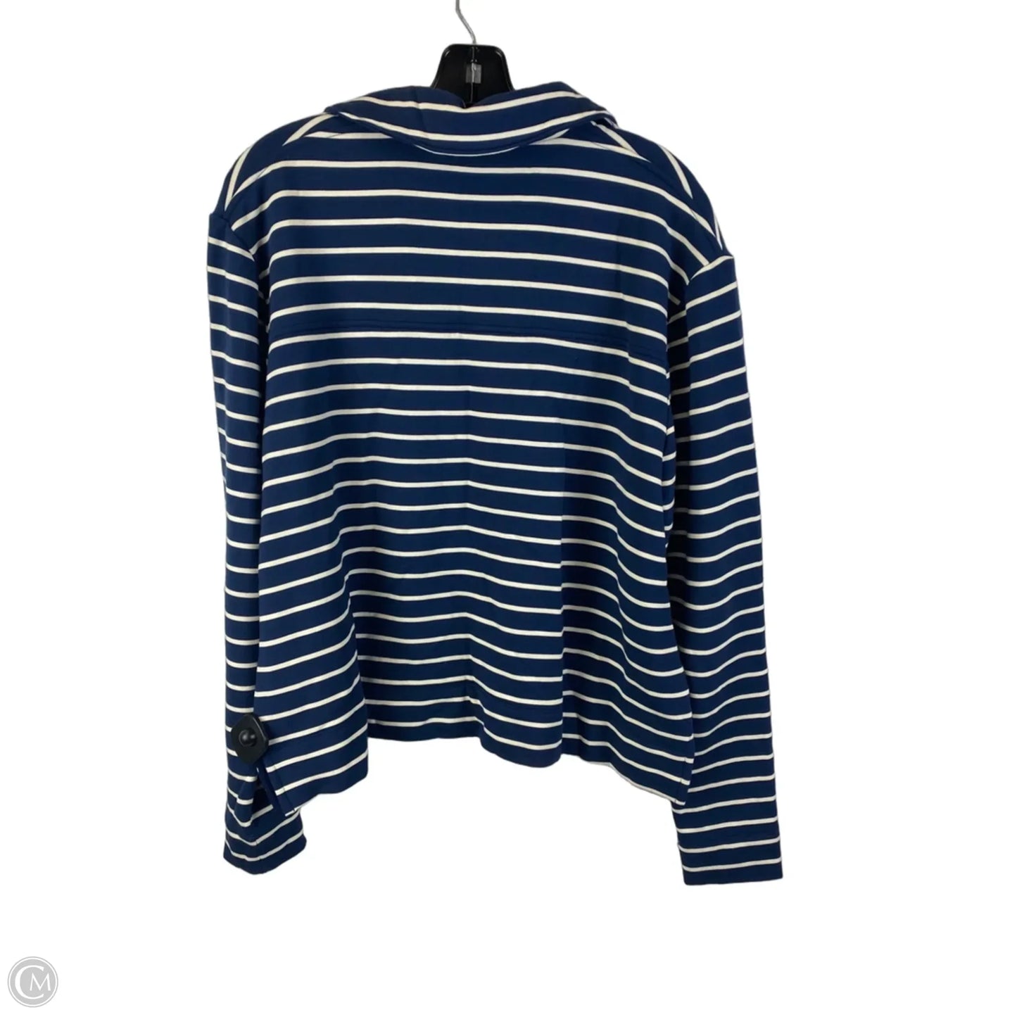 Top Long Sleeve By Vineyard Vines In Striped Pattern, Size: L